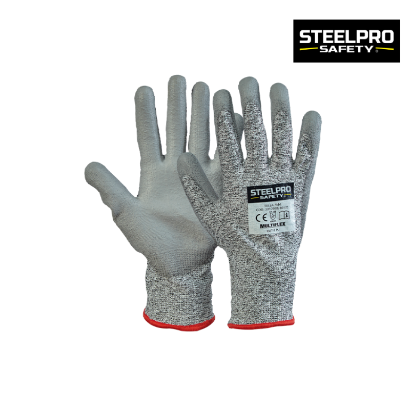 Guantes Steelpro Multiflex CUT-5 PU